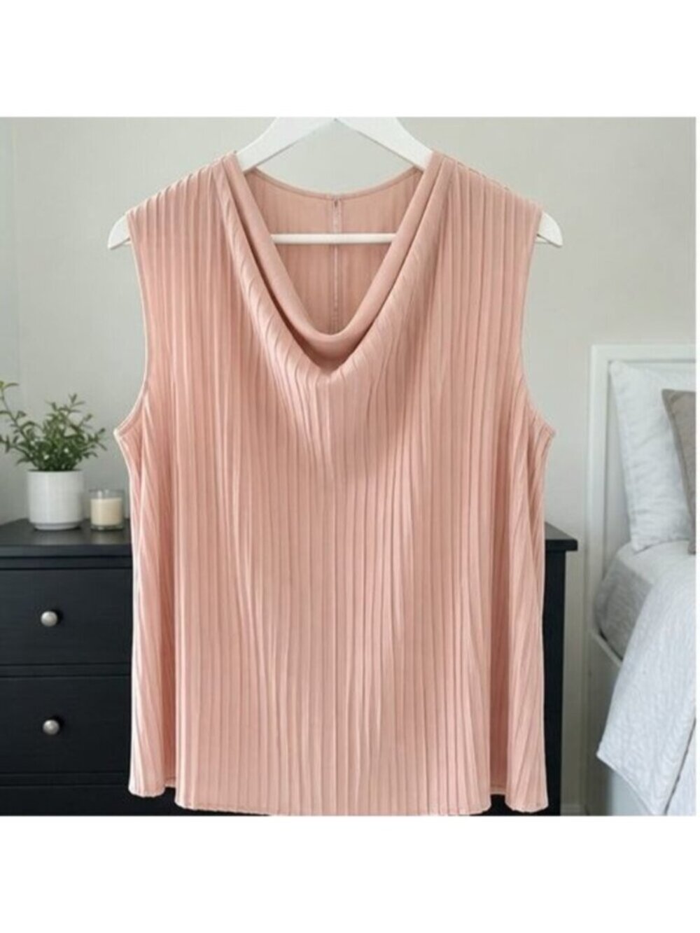 Olive Smocked Top